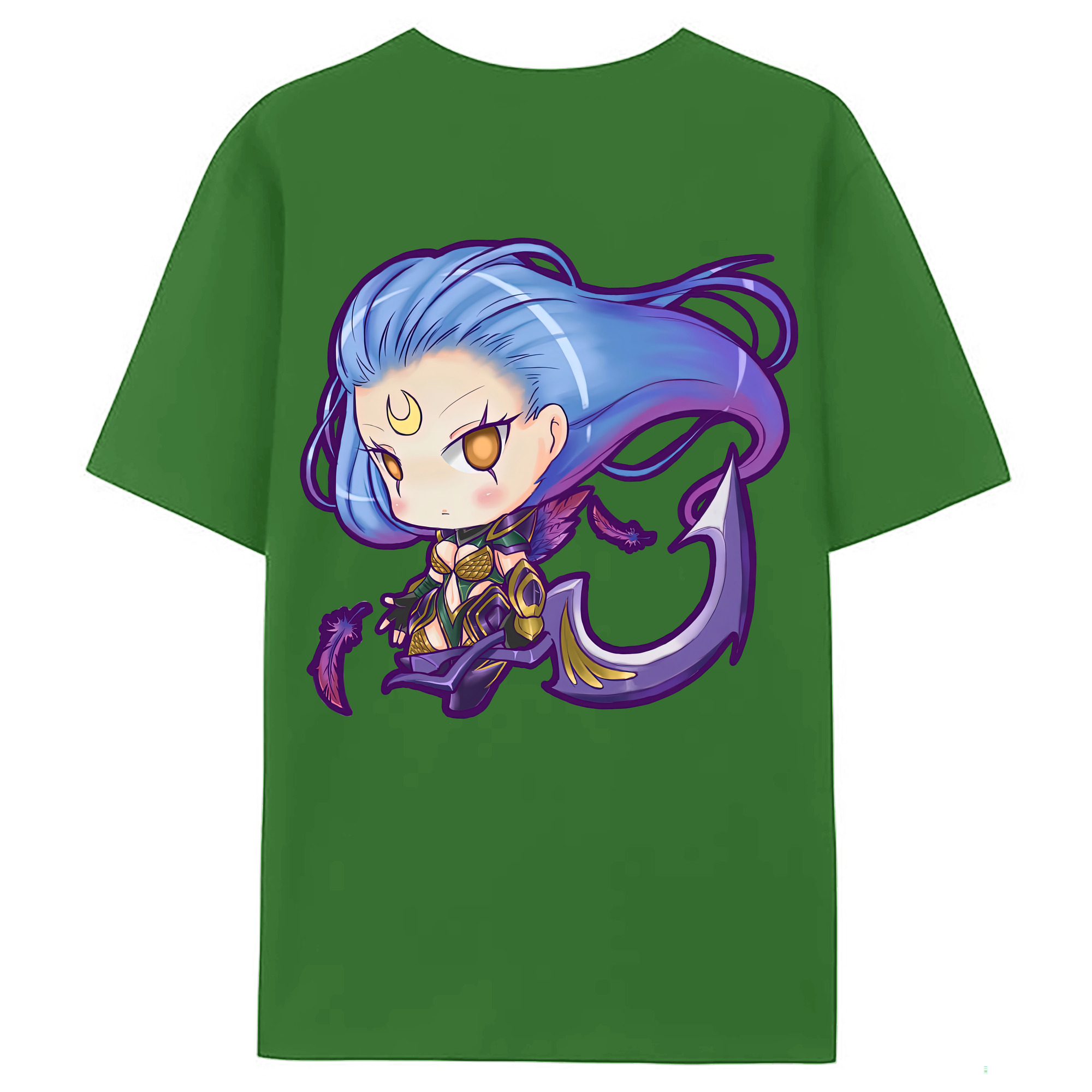 （画像用） リーグ・オブ・レジェンド League of Legends LOL レディース半袖Tシャツ(バックプリント)